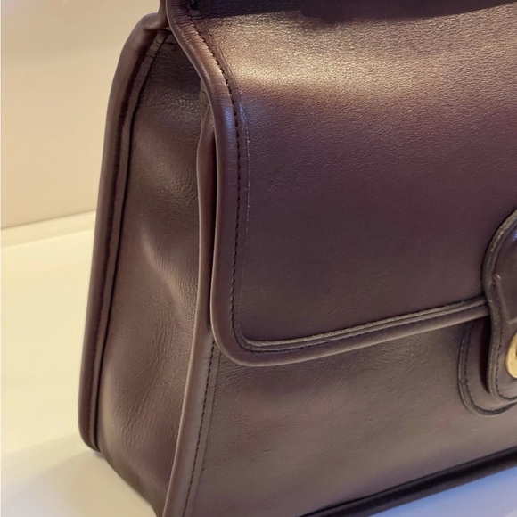 Vintage Coach Willis 9927 Mahogany Leather Bag RESTORED PRISTINE NO FLAWS ✨ ✨✨ - Picture 2 of 16